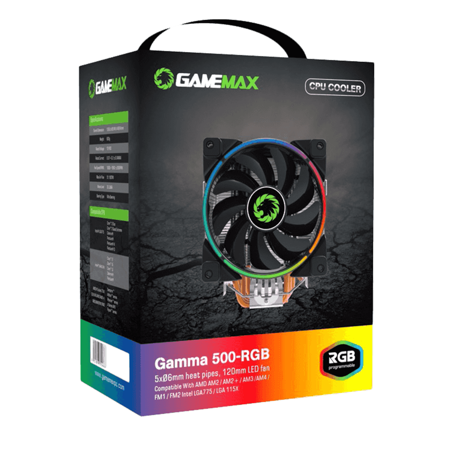 Cooler CPU Gamemax GAMMA 500 RGB 120mm-4