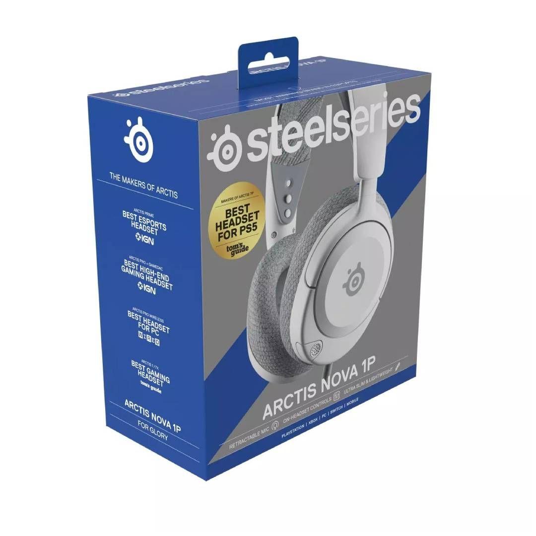 Audifonos Gamer Steelseries Arctis Nova 1P White PS5-3