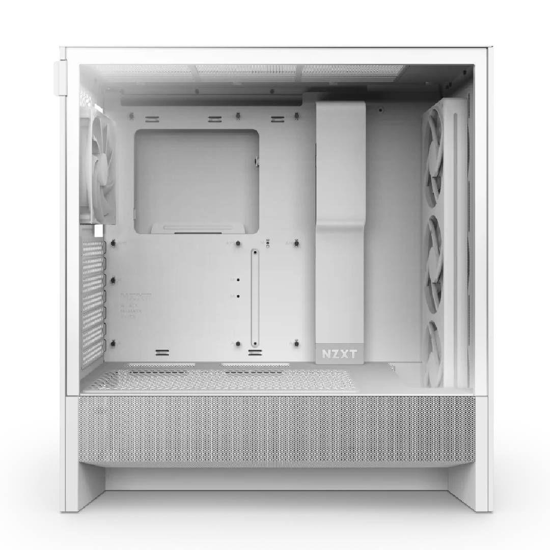Gabinete NZXT H5 Flow RGB (2024) ATX c/ Fans RGB White-3