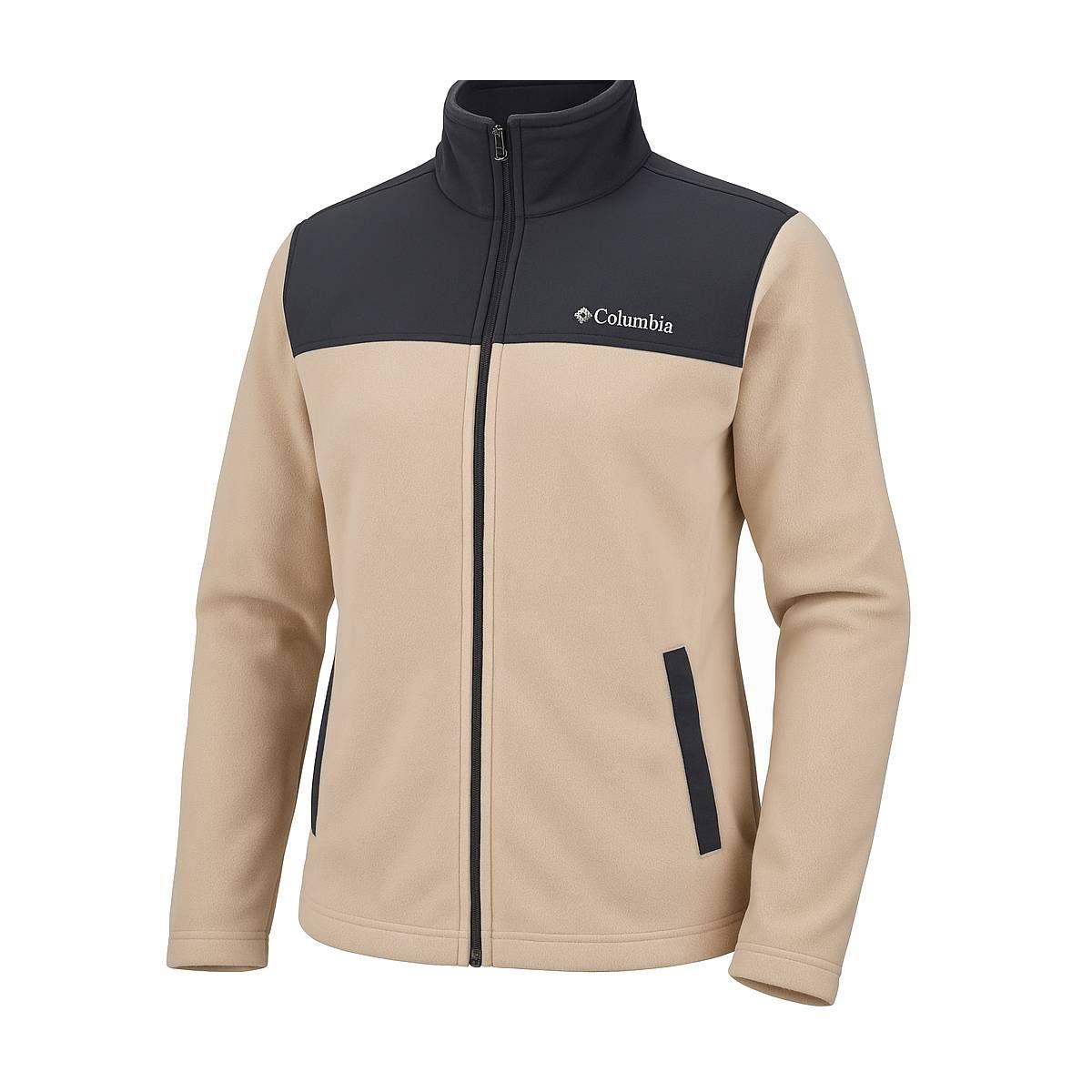 Polerón Columbia Beige con Detalles Negros - Talla XL-0