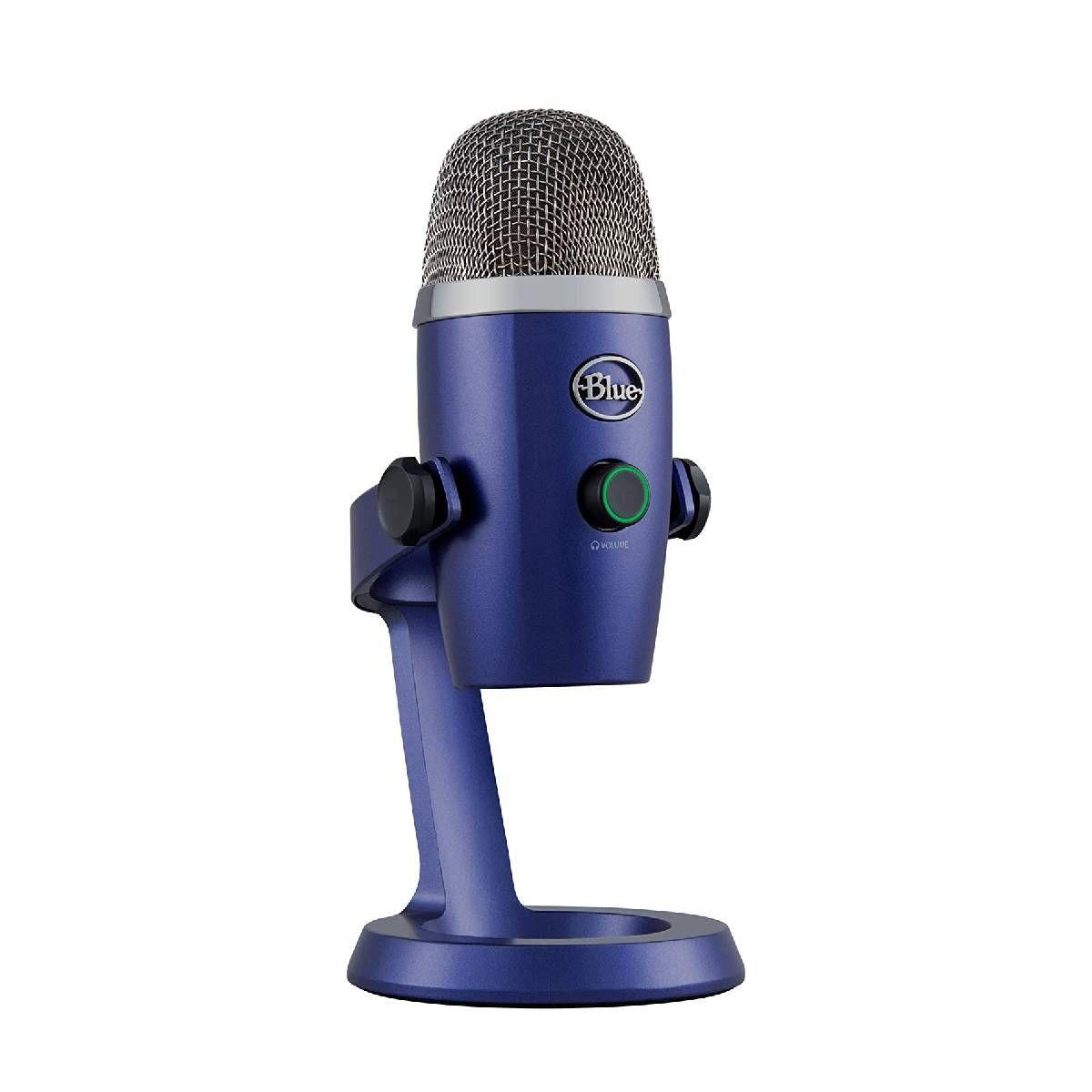 Micrófono Blue Yeti Nano Streaming Podcast Usb Azul-0
