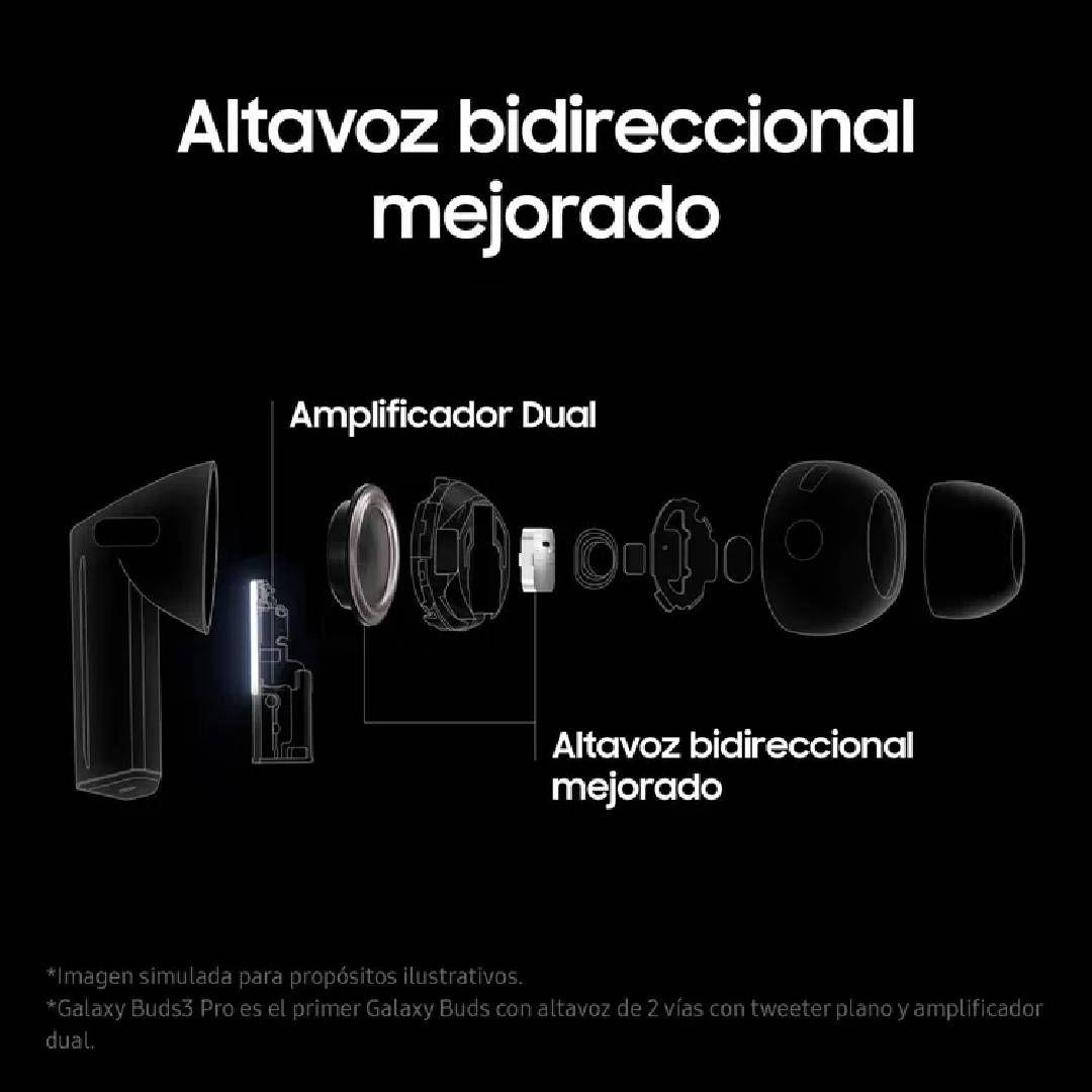 Audifonos Bluetooth Samsung Galaxy Buds 3 Pro Gris-2