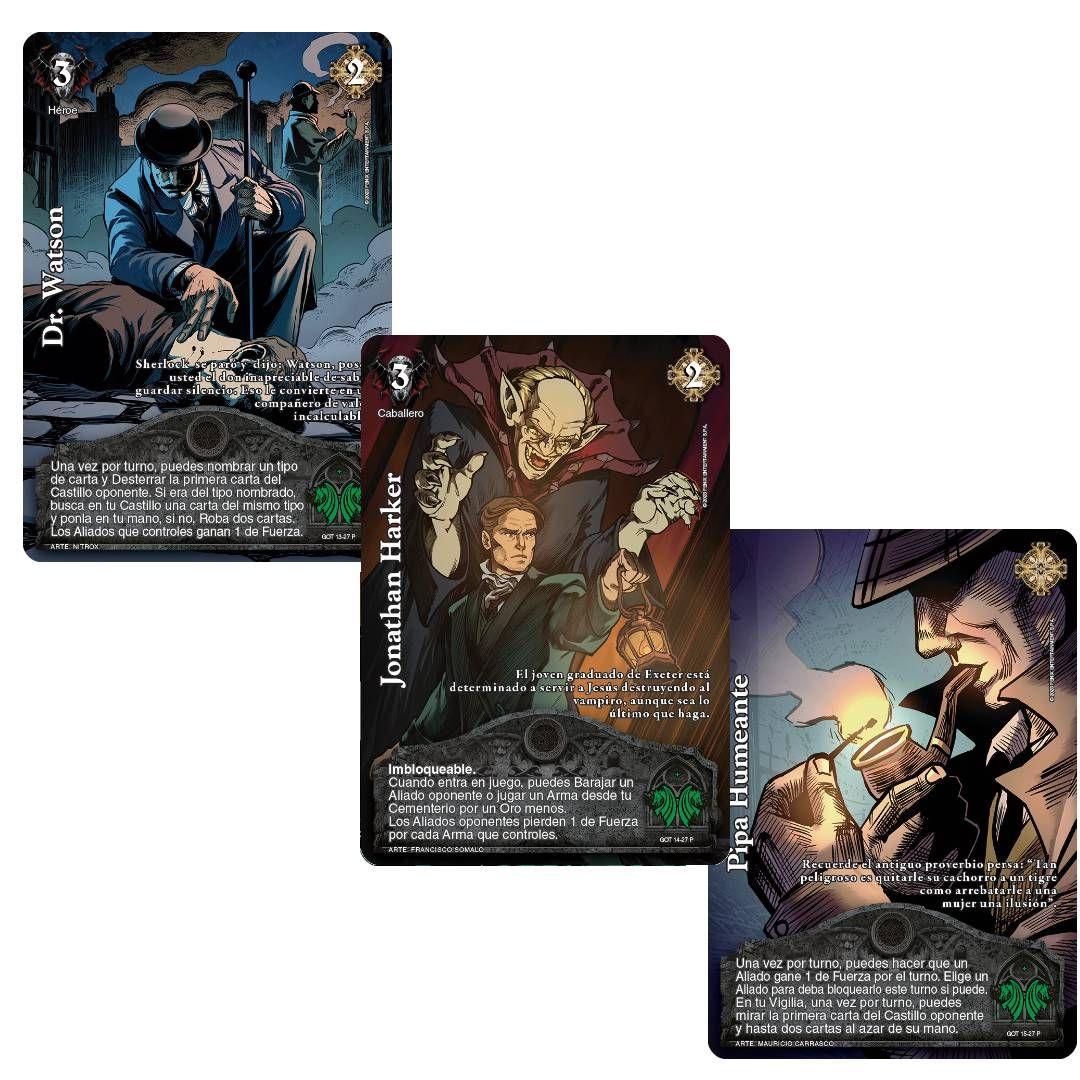 Display Despertar Gótico + set de 9 cartas Watson & Holmes-2