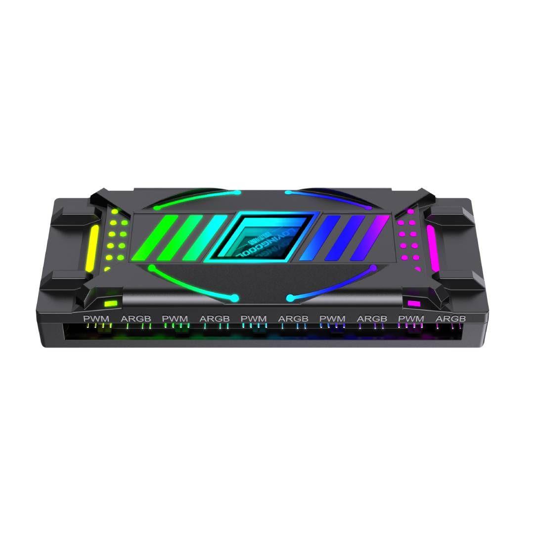 Pack Fans X3 Exodia ARGB Negro 120mm con Controlador-3