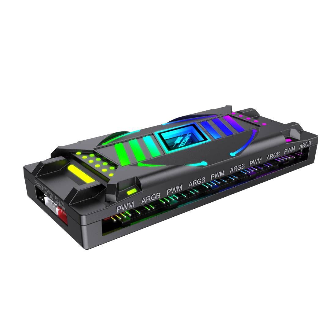 Pack Fans X3 Exodia ARGB Negro 120mm con Controlador-4