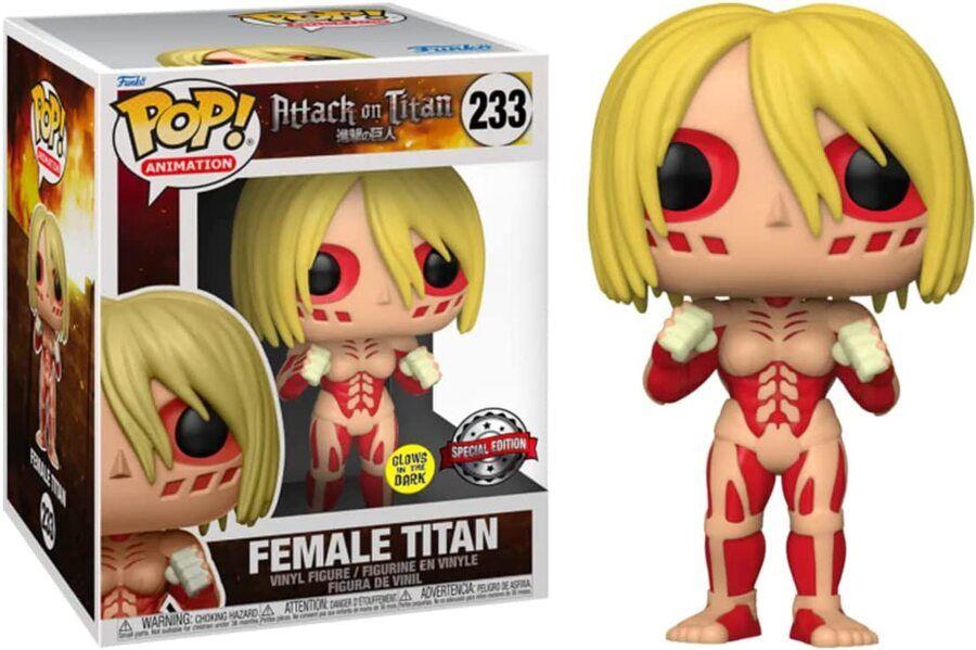 Funko Pop -Attack On Titan -Female Glow In The Dark (233)-3