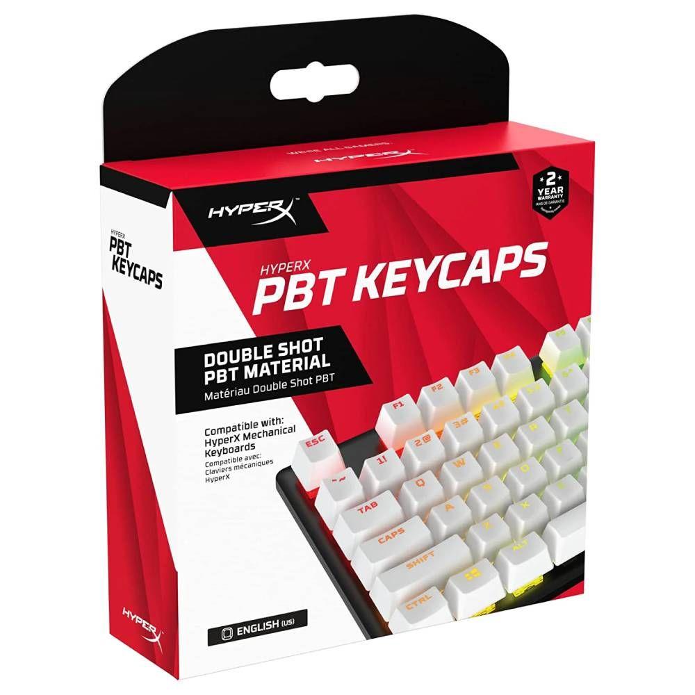 Teclas (Español) HyperX PBT para teclados mecánicos Blancas-0