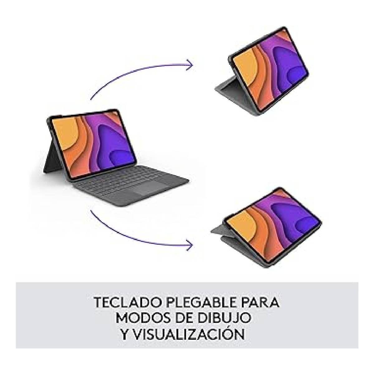 Logitech Funda Folio Touch iPad Air 4th y 5th Generacion-3