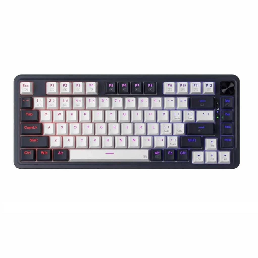 Teclado Redragon Ucal Pro Blanco y Negro-0