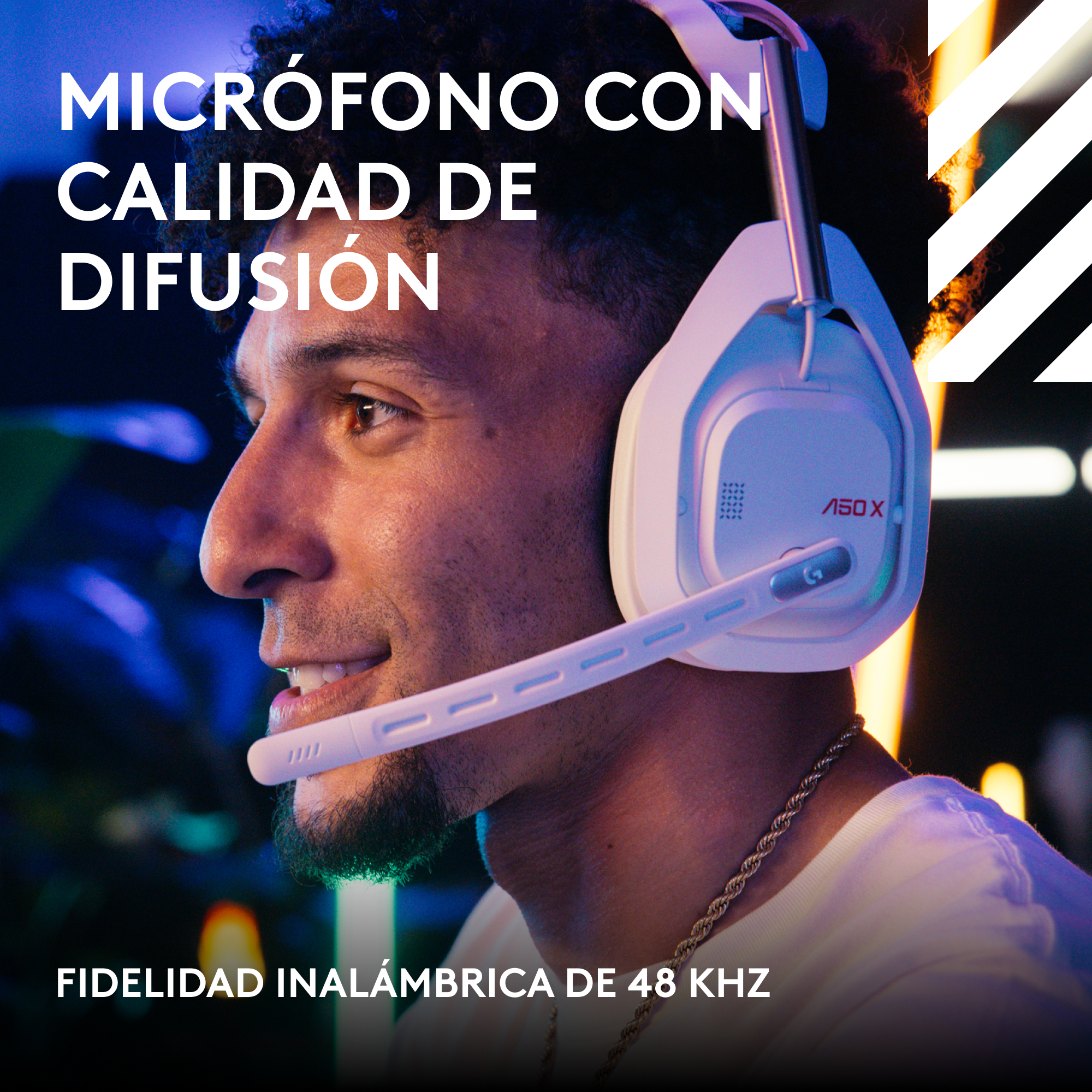 Audifonos Gamer Logitech Astro A50 X Inalambricos Blanco-2