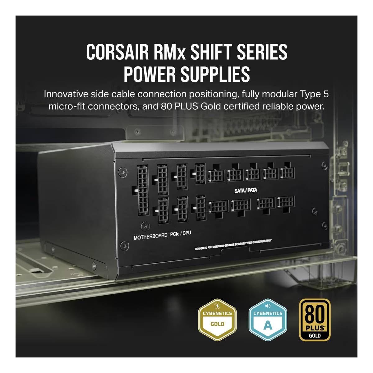 Fuente de Poder Corsair RM1200x SHIFT 80 PLUS Gold-4