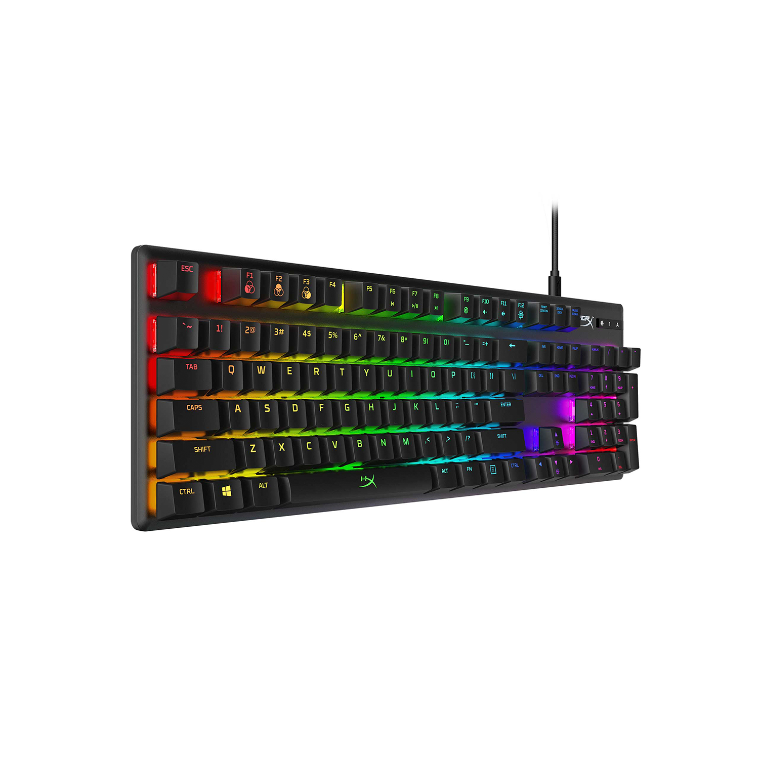 Teclado Gamer HyperX Alloy Origins RGB Español SW Red-2