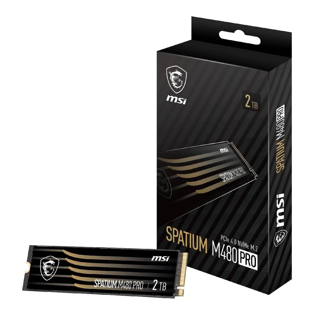 Disco Duro SSD MSI SPATIUM M480 PRO PCIe 4.0 NVMe M.2 - 2TB-0