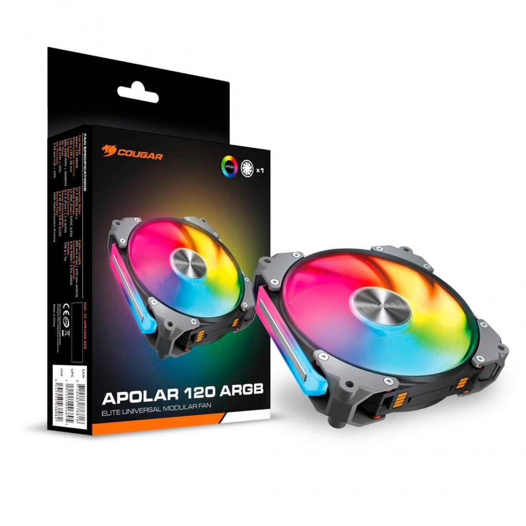 Ventilador Cougar Apolar 120mm ARGB Negro-2