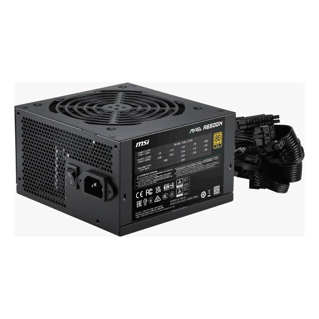 Fuente de Poder MSI MAG A650GN II 650W 80 Plus Gold-3