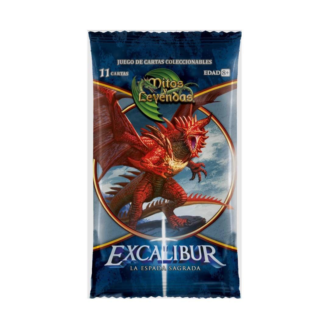 Pack 3 Display Excalibur Mitos Y Leyendas+Carta Promo Sarras-3
