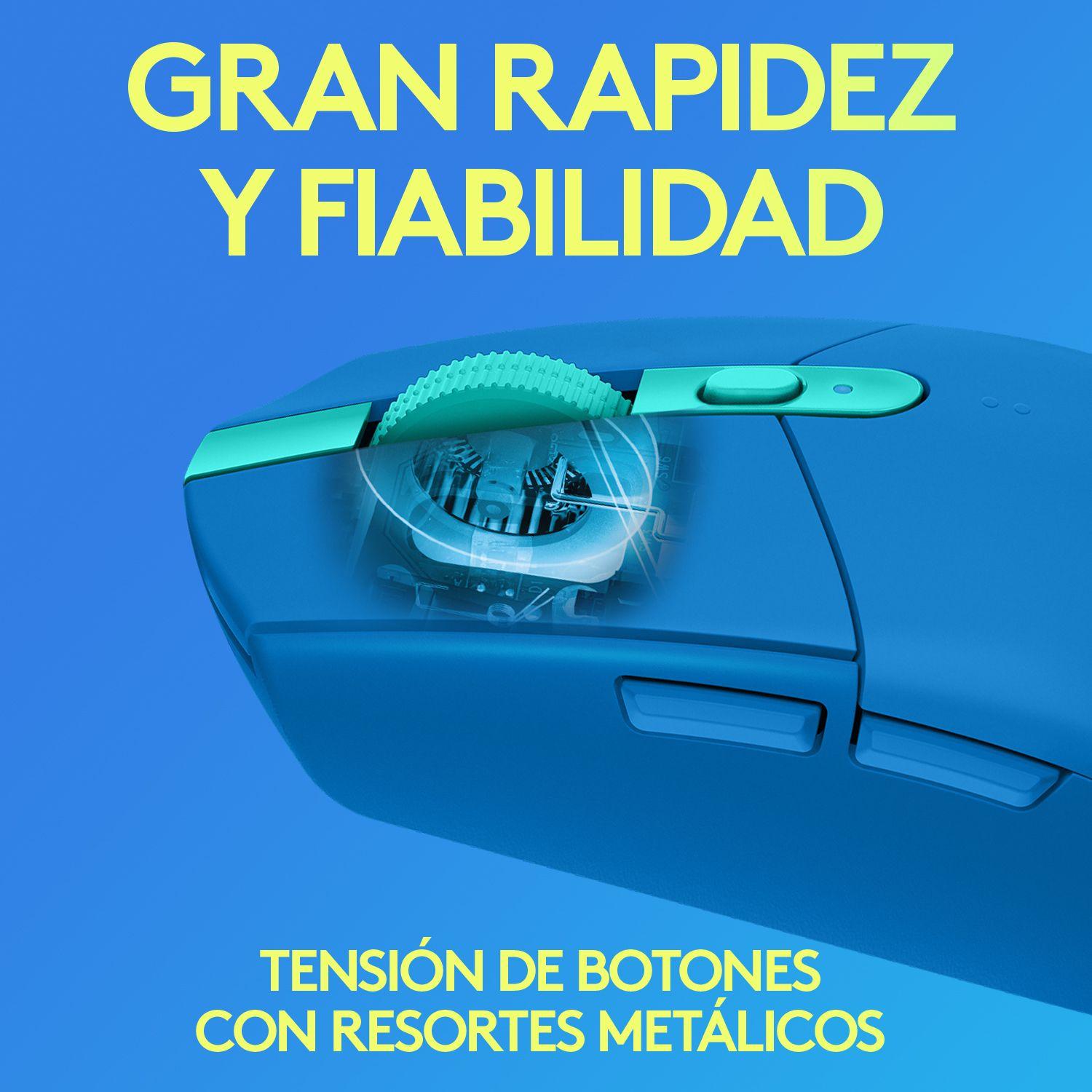 Mouse Gamer Logitech Inalambrico G305 Azul 12k dpi-4
