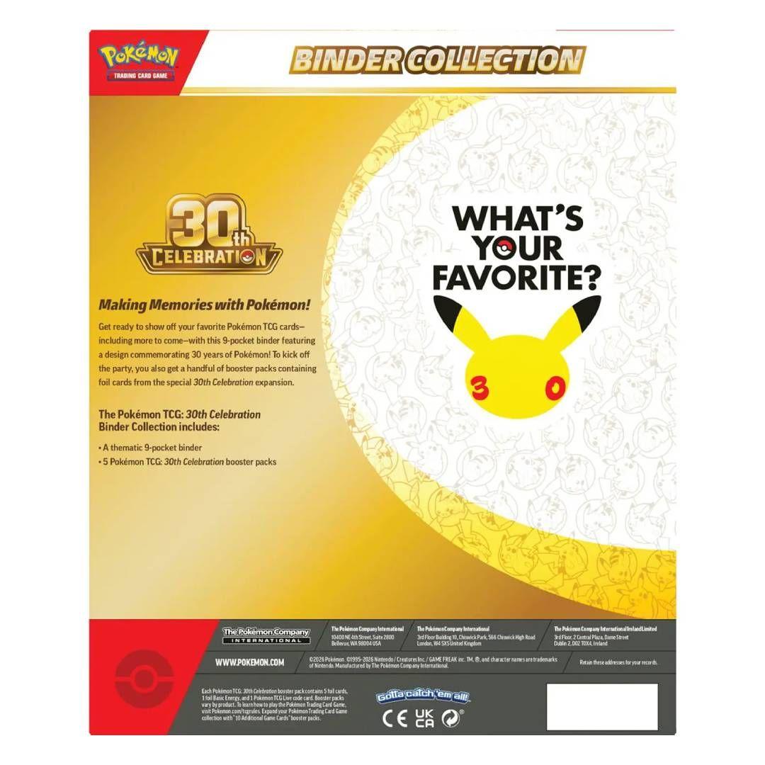 Pokémon TCG: 30th Celebration Binder Collection ESPAÑOL-2