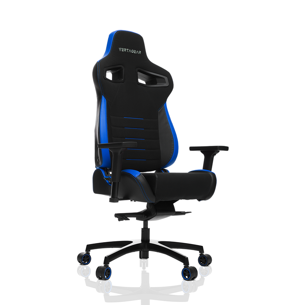 SILLA GAMER VERTAGEAR VG-PL4500_BL COFFEE FIBER BLACK/BLUE-4