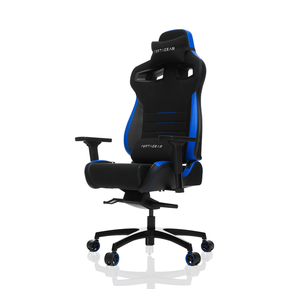 SILLA GAMER VERTAGEAR VG-PL4500_BL COFFEE FIBER BLACK/BLUE-9