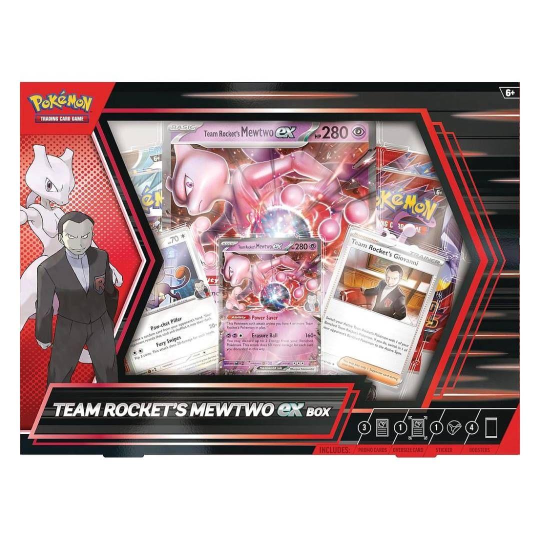 Pokemon TCG: Team Rocket’s Mewtwo ex Box Inglés-2