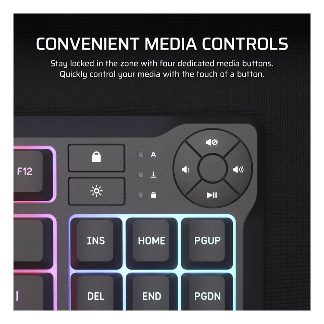 Teclado Gamer Corsair K55 CORE TKL RGB-5