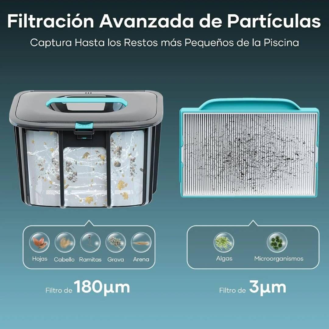 Robot Limpiapiscinas Inalámbrico Aiper Scuba E1-6
