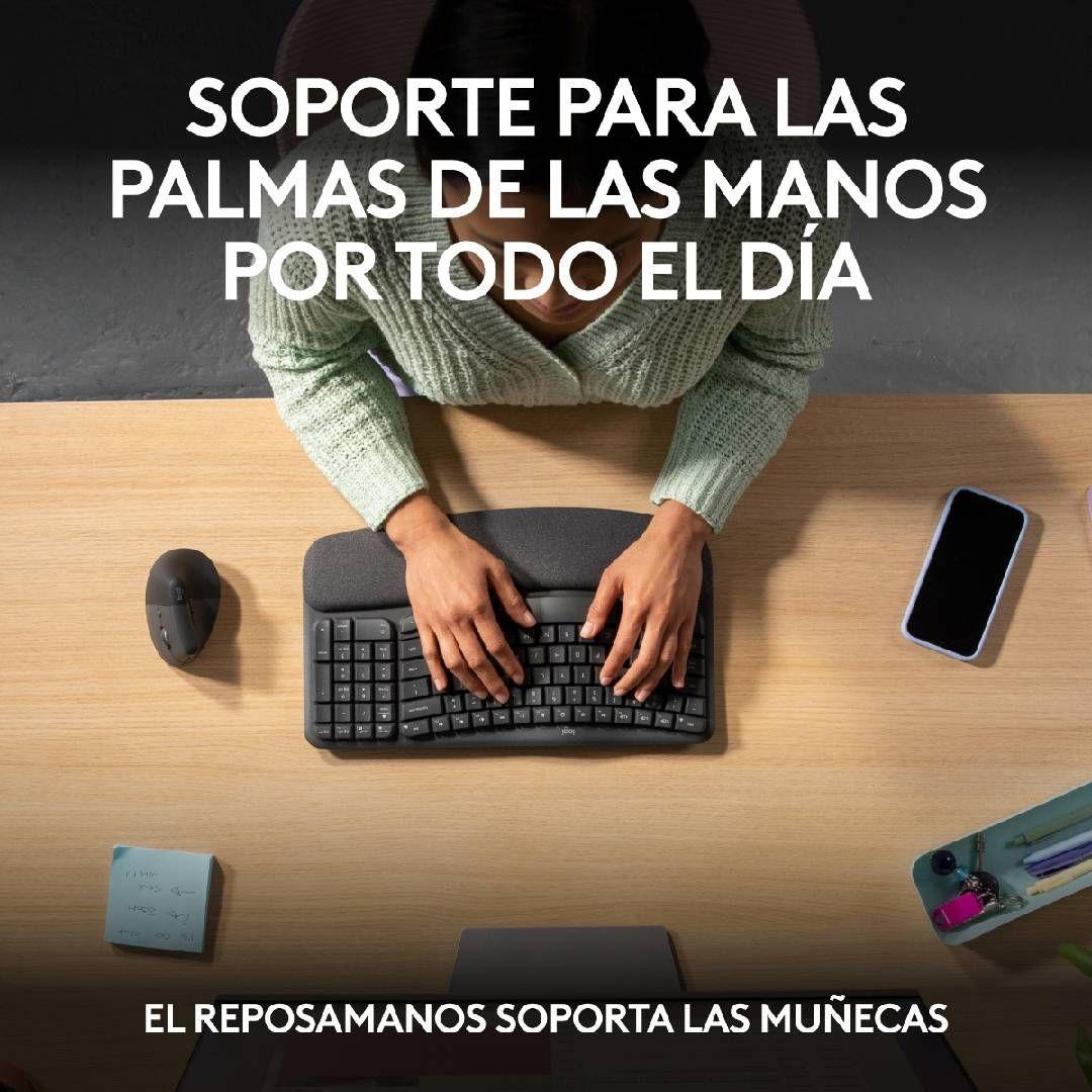 Teclado Logitech Wave Keys Español Grafito-2