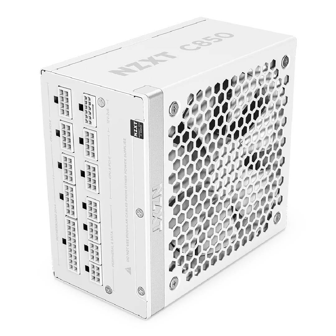 Fuente de Poder NZXT C850 Gold ATX 3.1 - 850W, 80 Plus Gold White-0