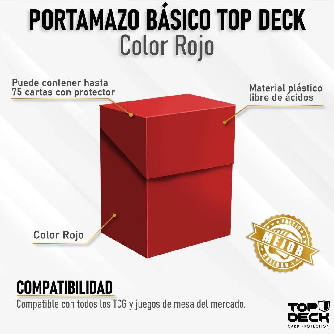 Deck Box Plastico XL 120 Color Rojo-2