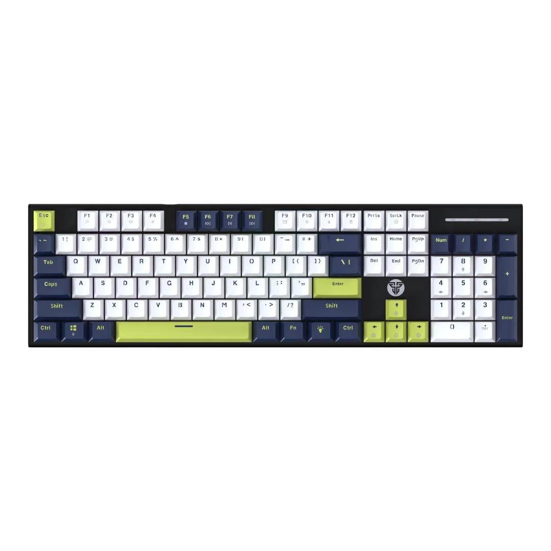Teclado Fantech MK878s ATOM104S RGB MORI White Switch Taro-0