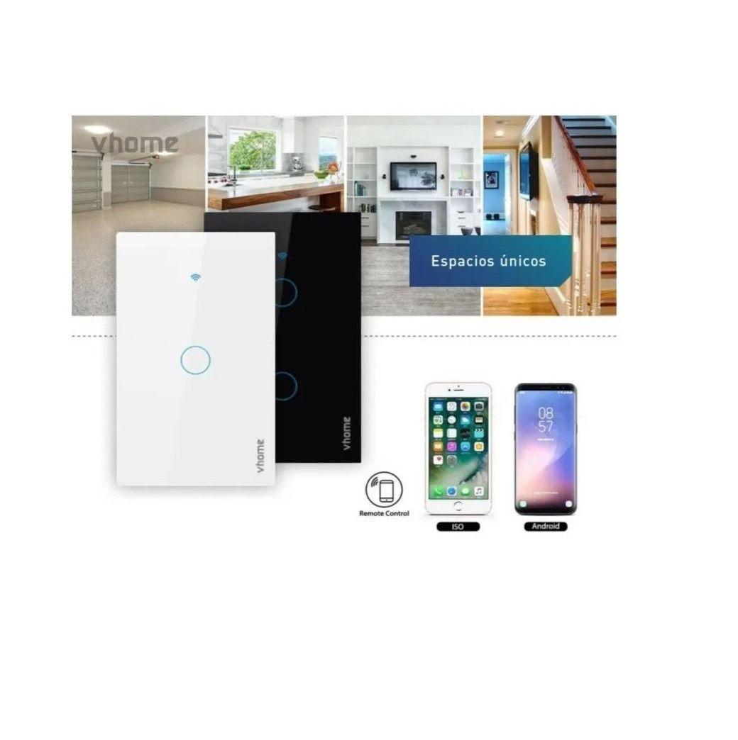 Enchufe pared táctil WiFi control de voz Google y Alexa-2