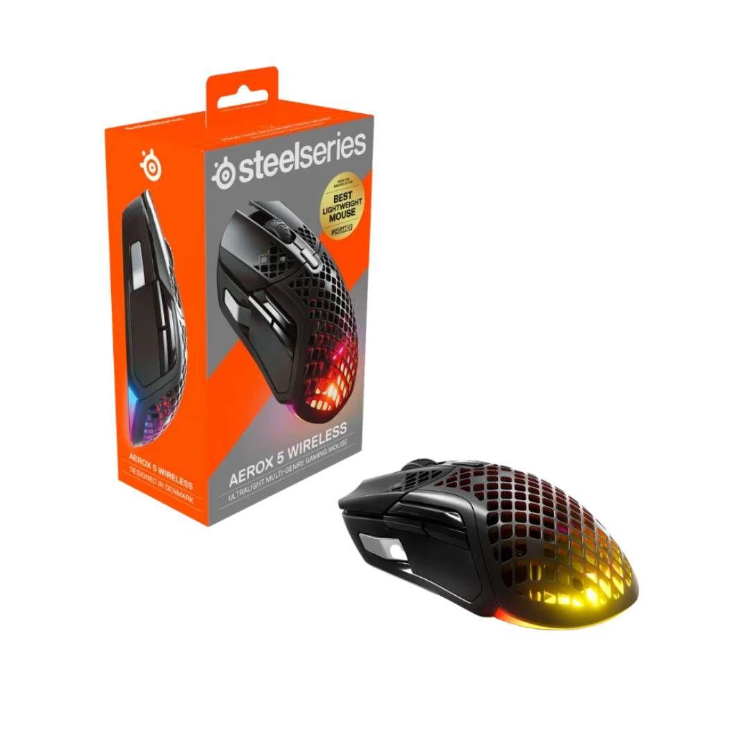 Mouse Gamer Ultraligero SteelSeries Aerox 5 18.000 DPI Wired-3