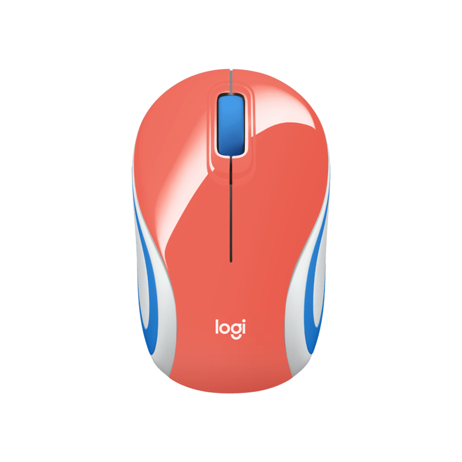 Mouse Logitech Mini M187 Coral Inalambrico-0