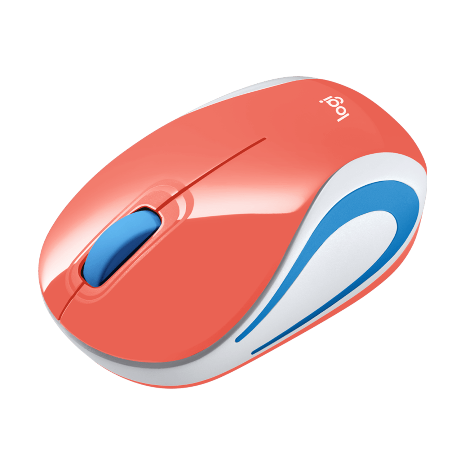 Mouse Logitech Mini M187 Coral Inalambrico-2