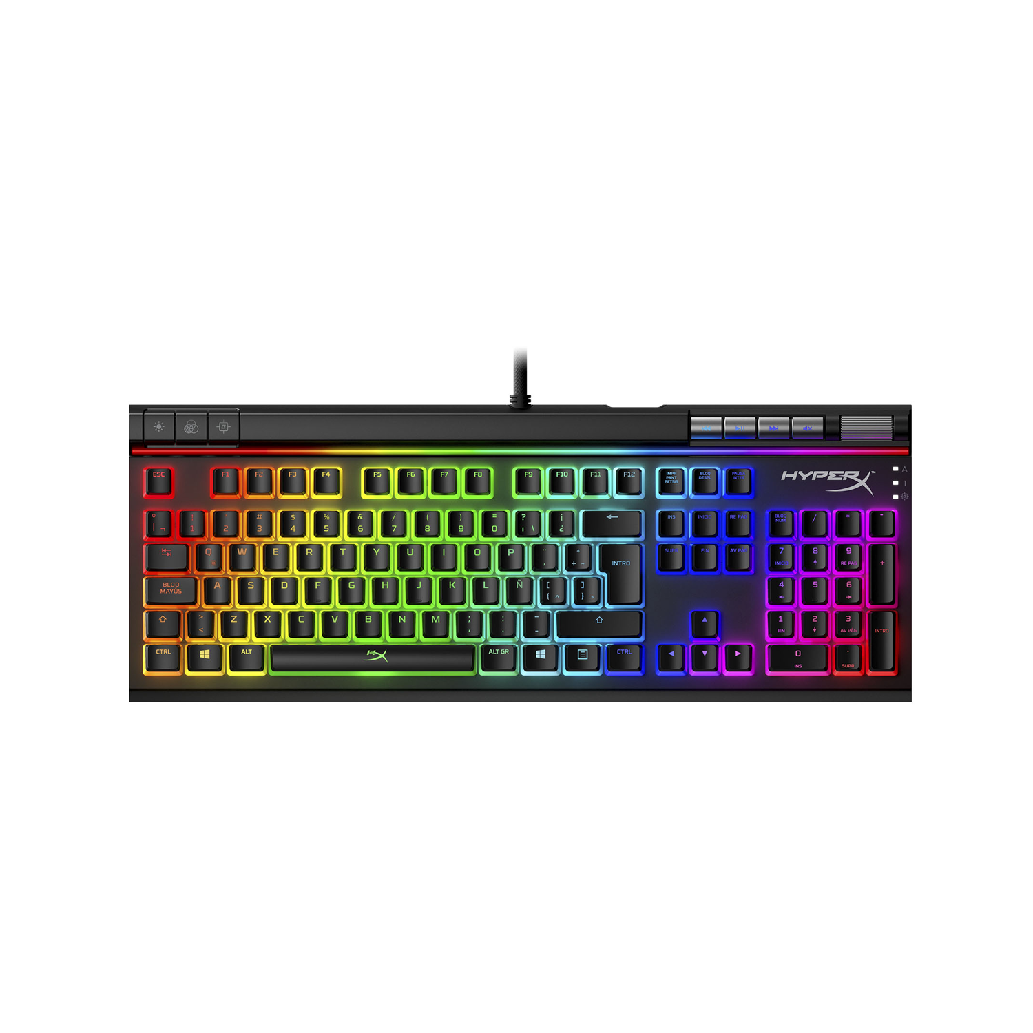 Teclado Gamer HyperX Alloy Elite 2 RGB SW Red Linear Español-0