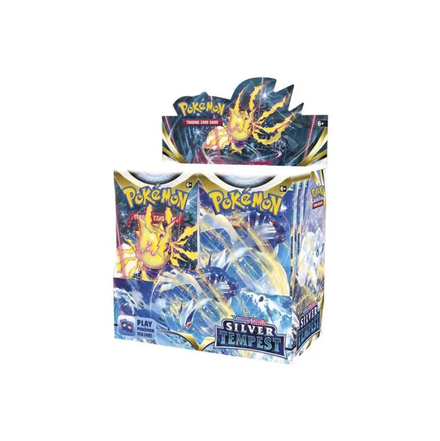Pokemon TCG Caja de 36 sobres Silver Tempest Español-0