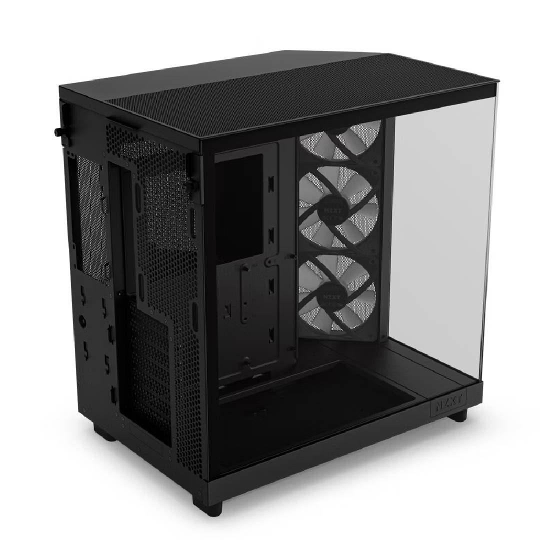 Gabinete NZXT H6 Flow RGB ATX Dual-Chamber Negro-3