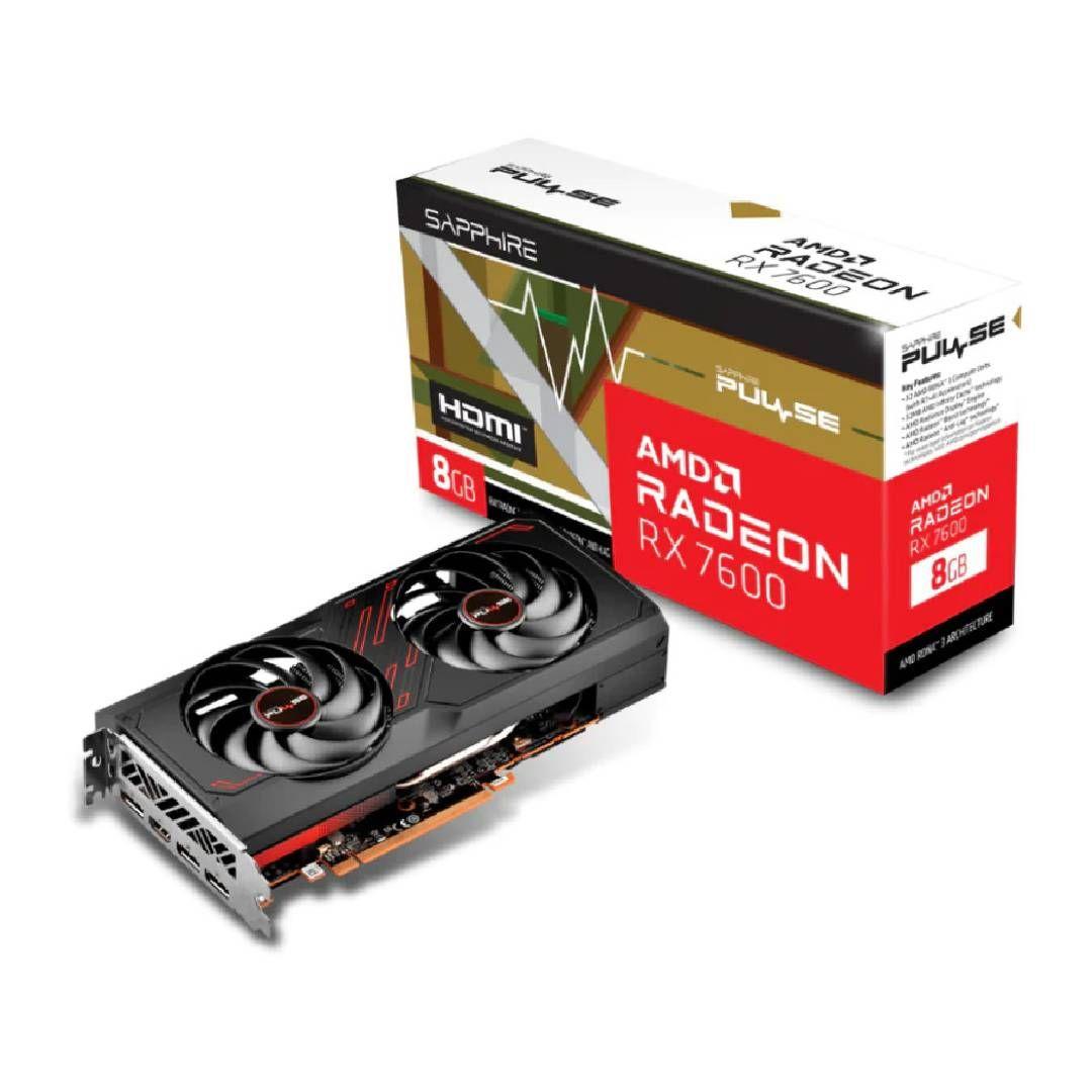 Tarjeta de Video Sapphire PULSE RX7600 GAMING 8GB GDDR6-0