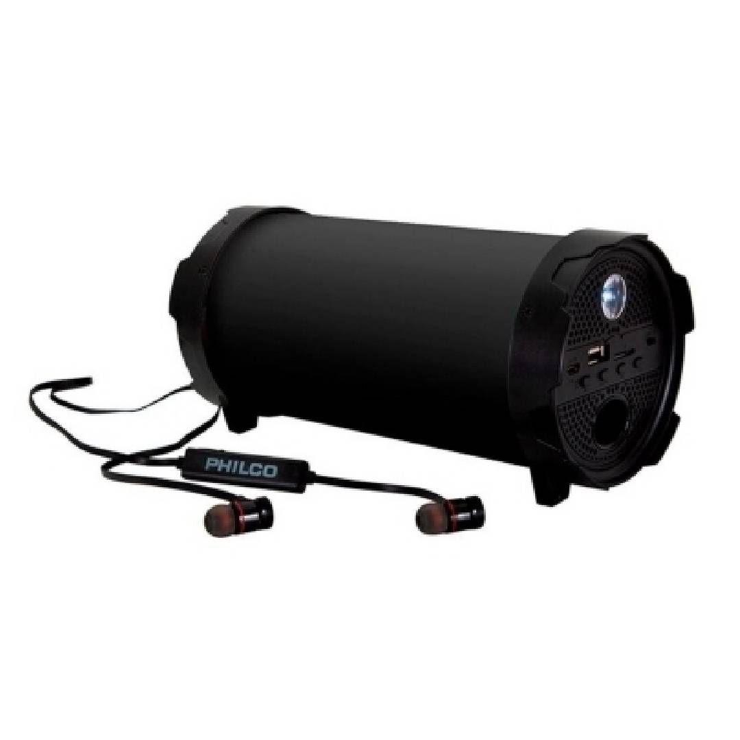 Parlante Bazooka BT Philco PX56, Con Audífonos y Radio 10W-0