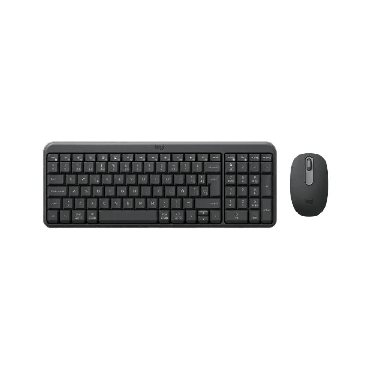 Kit de Teclado y Mouse Logitech MK250 BT Grafito-2