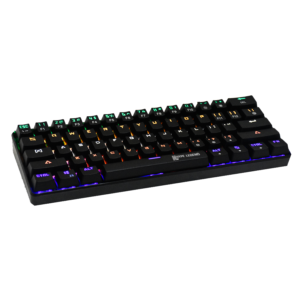 Teclado Hype Legend Rebel QWERTY Outemu Blue US negro RGB.-3