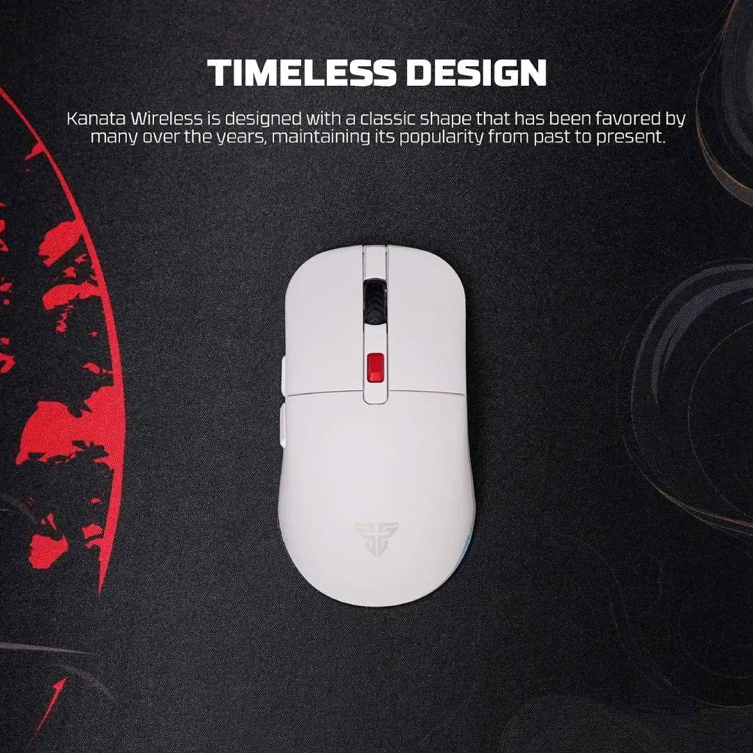 Mouse Fantech WG9 Kanata Wireless Blanco-3