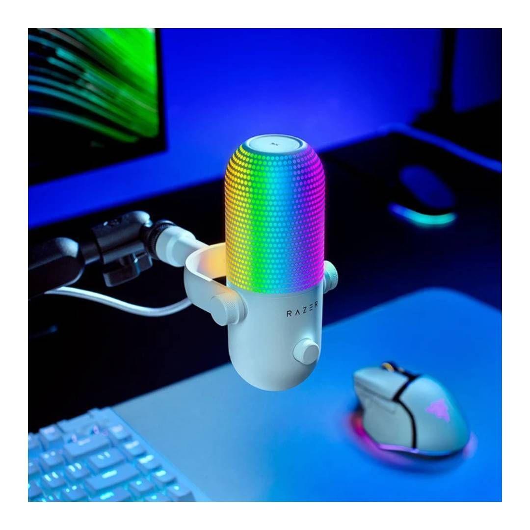 Microfono Razer Seiren V3 Chroma Mercury (White)-3