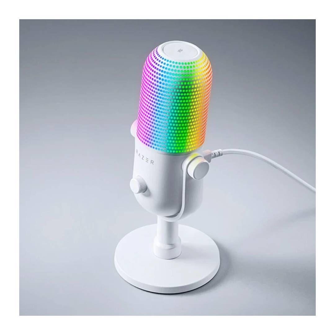 Microfono Razer Seiren V3 Chroma Mercury (White)-5