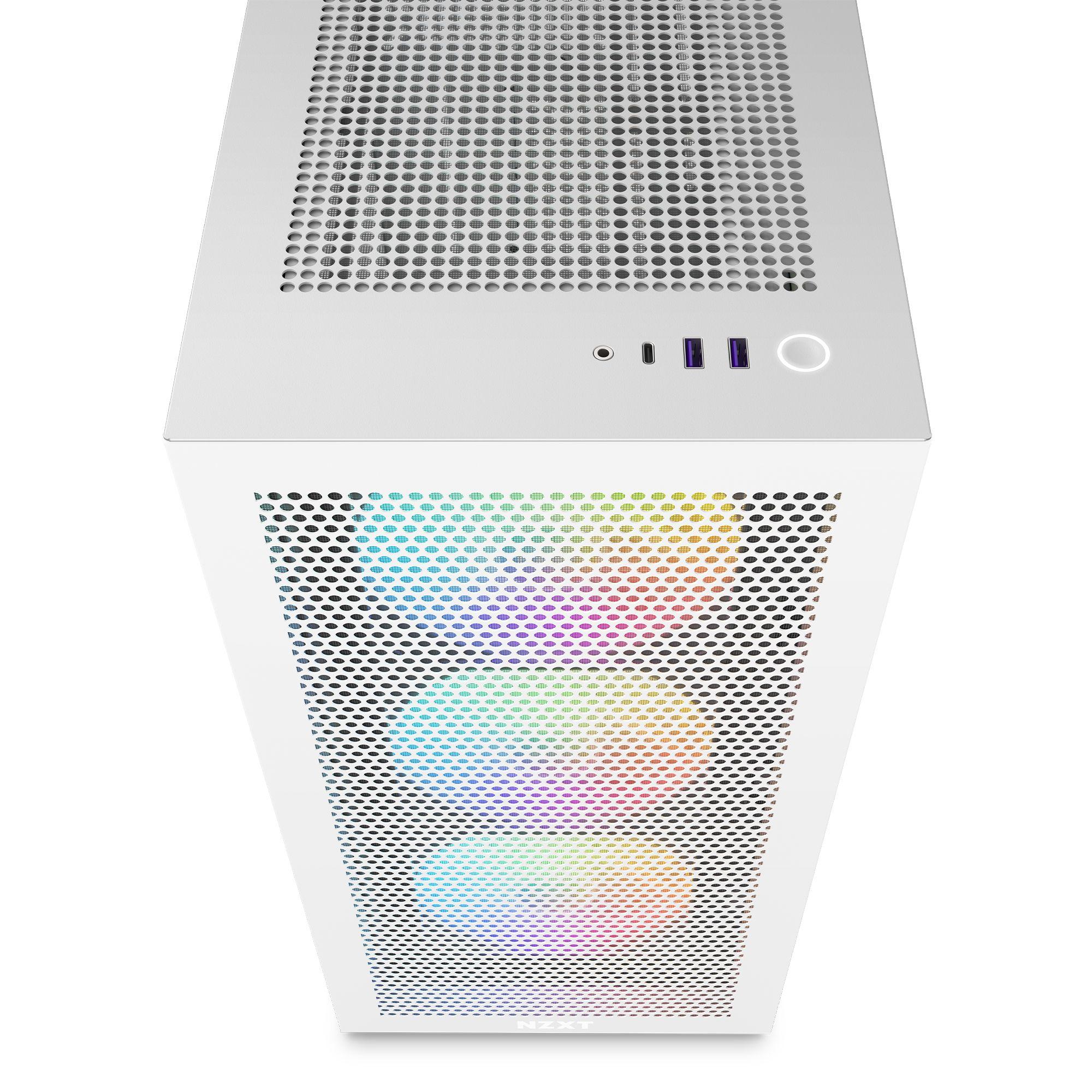 Gabinete NZXT H Series H7 Flow RGB 2023 Blanco ATX-3