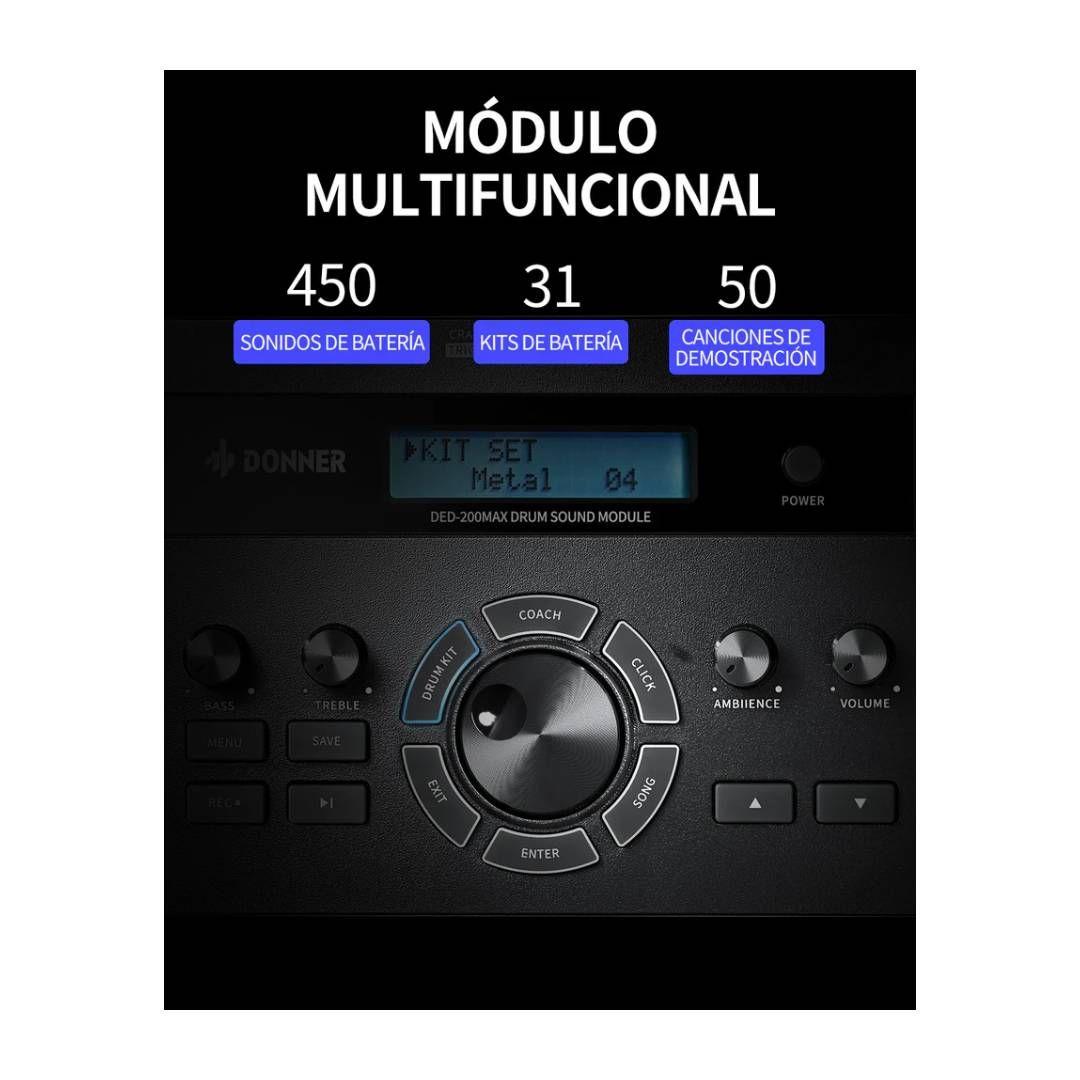 Bateria Electronica Donner DED-200MAX-4