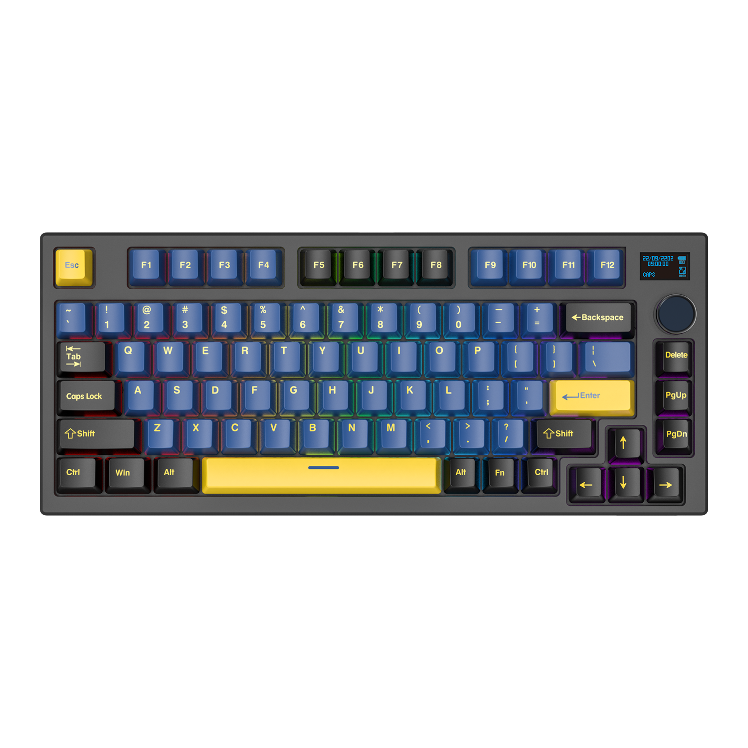 Teclado Gamer Fantech MAXFIT 81 MK910 VIBE G. Cobalt SW Red-0