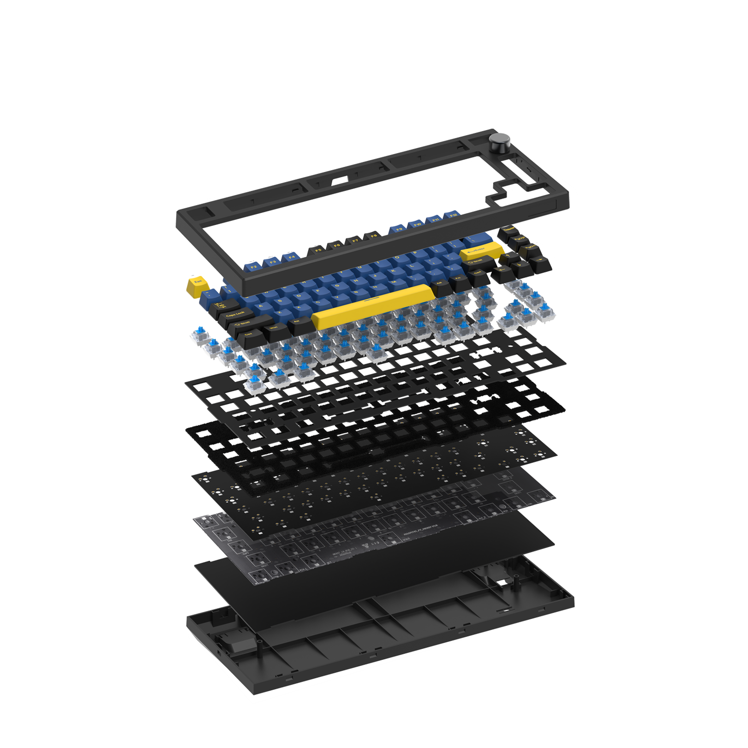 Teclado Gamer Fantech MAXFIT 81 MK910 VIBE G. Cobalt SW Red-3