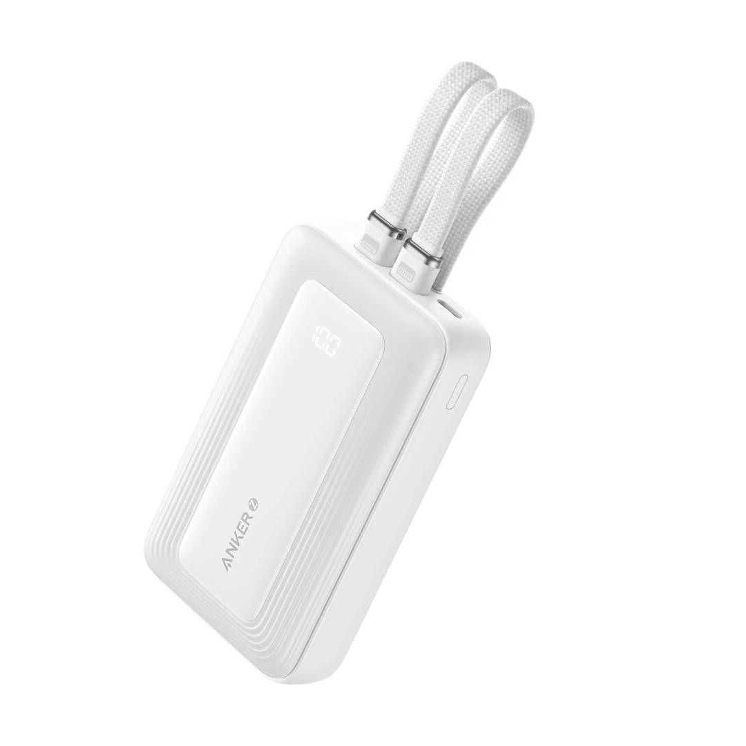 Power Bank Anker Zolo 20.000 mAh 30W USB-C, Lightning,Blanco-0